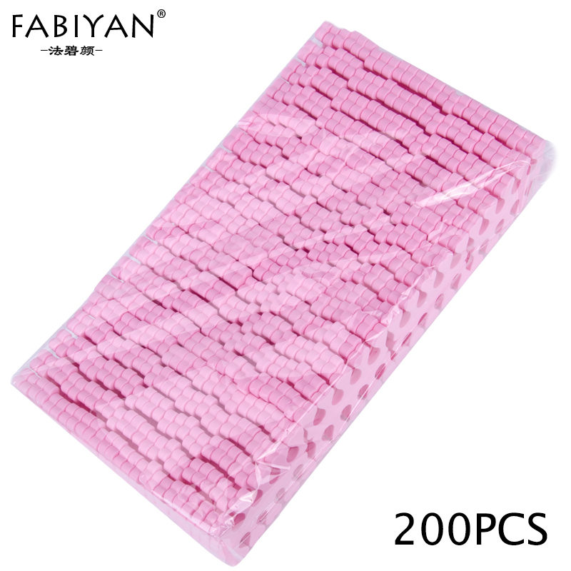 Nail Art Pink Soft - ピンク200ピース/パックネイルアート100ペア足指フーツスポンジソフトゲルuv美容ツールポーランドマニキュアペディキュアパック