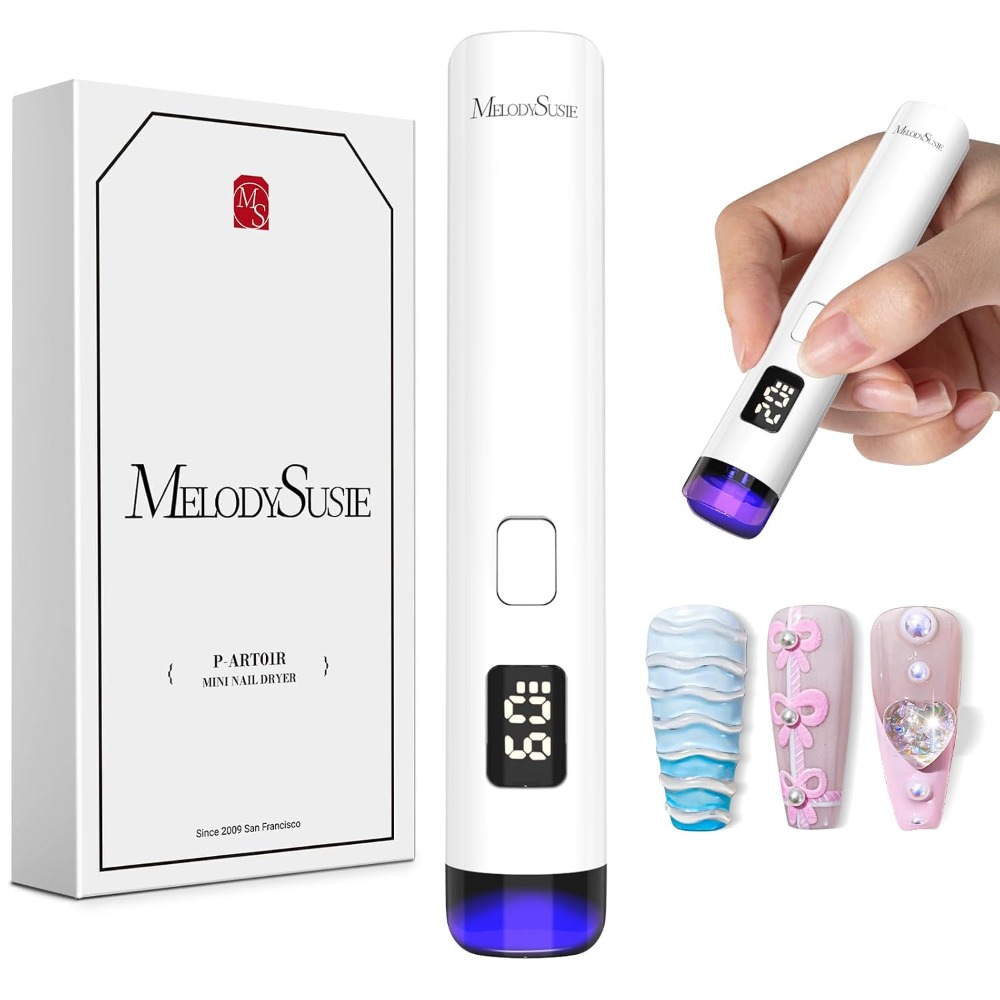 Uv Led Lamp Nail - 充電式ミニUV LEDネイルランプ、コードレスで持ち運び可能、LCDディスプレイ、アイプロテクションカバー付き、フラッシュ硬化ライト、全てのソフトジェル、ラインストーン接着剤、ライナージェルに対応