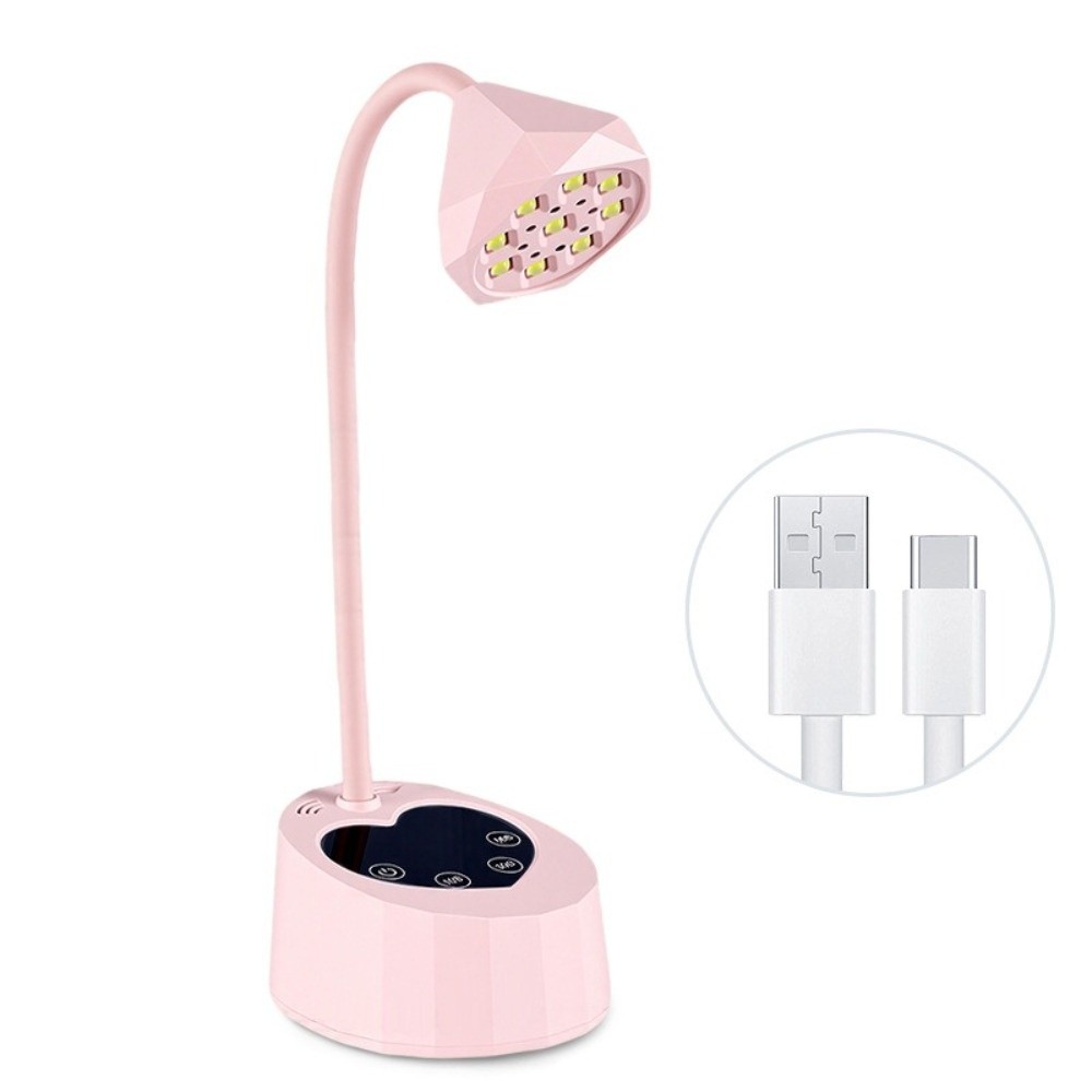 Uv Led Lamp Nail - USB Type-C UV LEDネイルランプ 4段階タイマー設定 LCDタッチコントロール