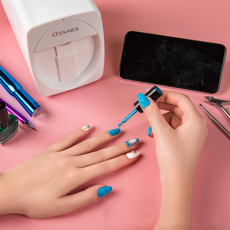 Nail Art Flower - STROVAN 2026 O2nails モバイル3Dネイルプリンター（M1）サロン・家庭用デジタルフラワーアートマシン