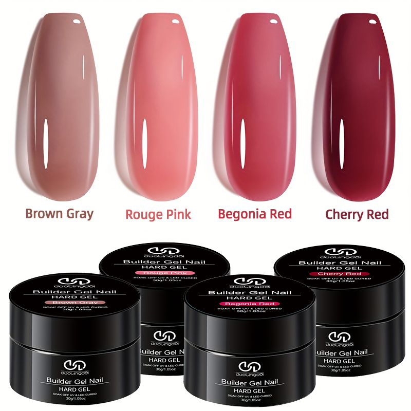 Nail Art Pink Soft - アクリルビルダーネイルジェル エクステンション用 30g ブラッシュピンク ソフトハード コンストラクションジェル