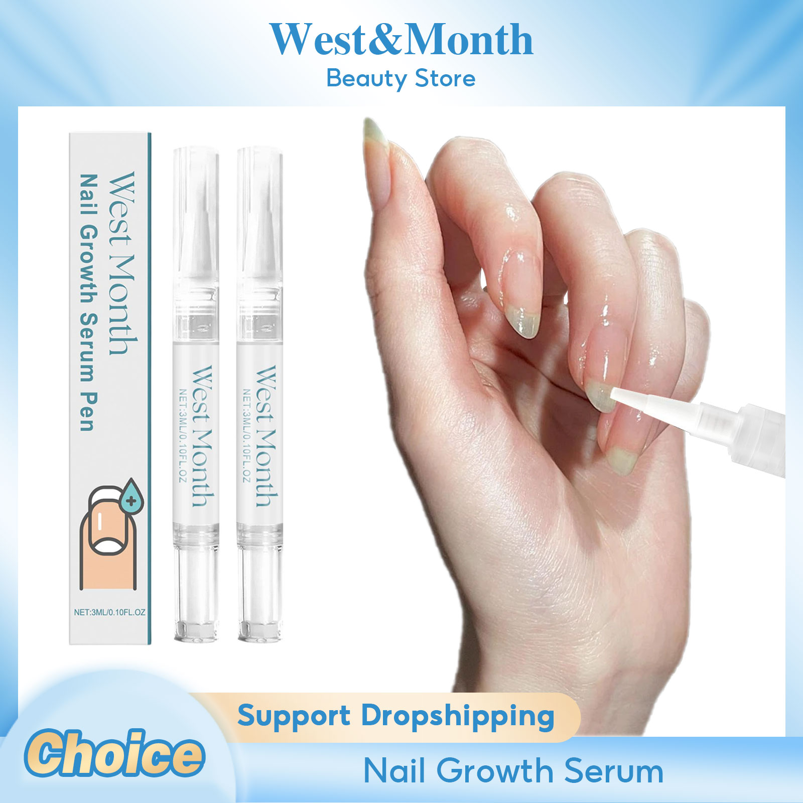 Cuticle Oil Pen - 損傷した爪の表面を修復し、爪の成長を促進し、乾燥を減らし、爪を強化し、キューティクルオイルを使用したネイルケアペン