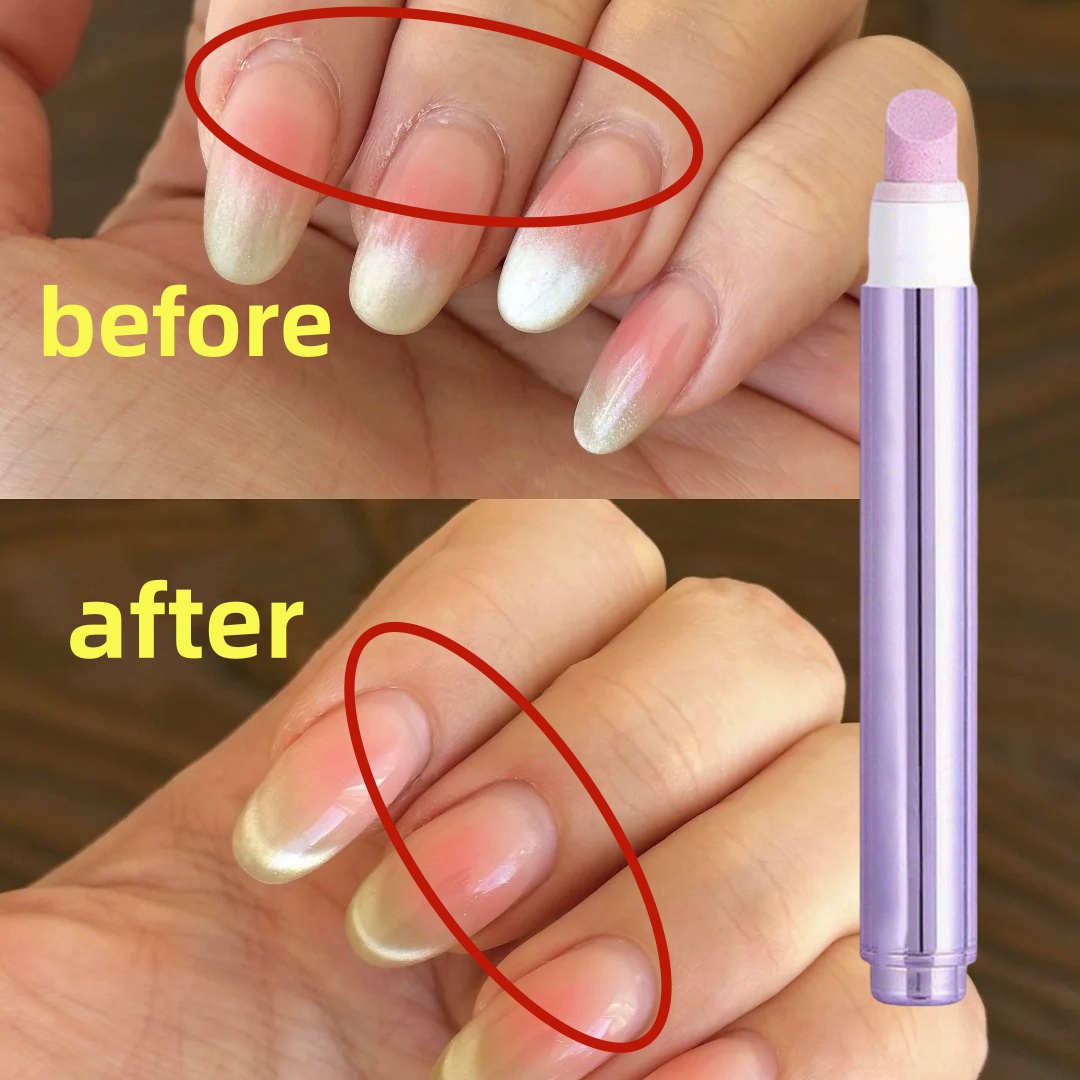 Cuticle Oil Pen - 1個入り 2-in-1 角質除去＆甘皮除去ペン セラミックチップ 甘皮プッシャー ネイルペン