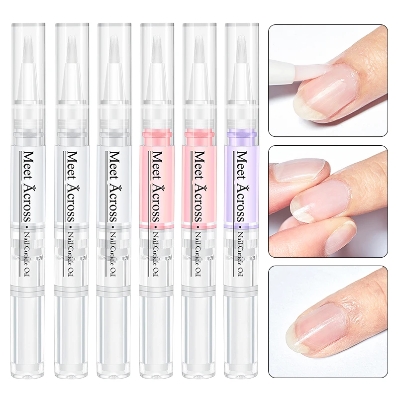 Cuticle Oil Pen - MEET ACROSS ネイルキューティクルオイルペン 薄い爪と成長用 ネイルトリートメント キューティクルリバイタライザーオイル