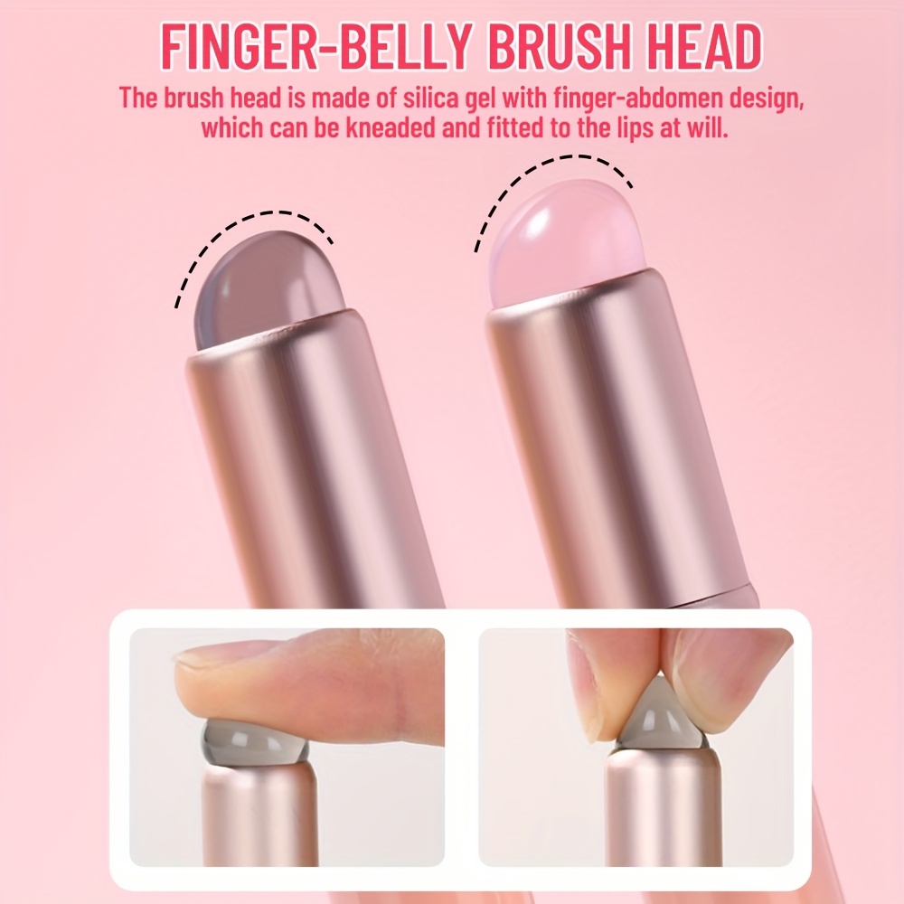 ゼリーピンクのシリコンネイルブラシ、再利用可能、柔らかい丸い - Nail Art Pink Soft のレビューと価格