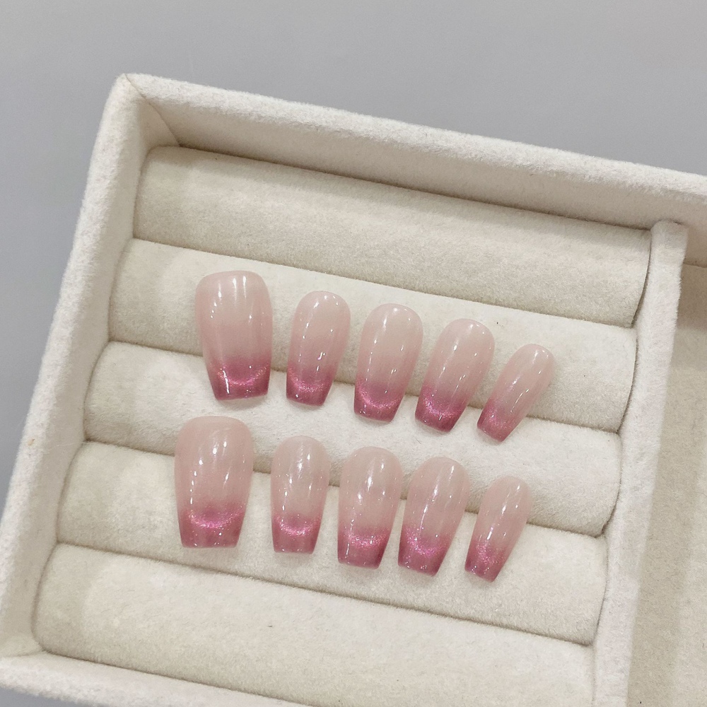 手作りアーモンドプレス爪シンプルなグラデーション Reusb - Nail Art Fake のレビューと価格