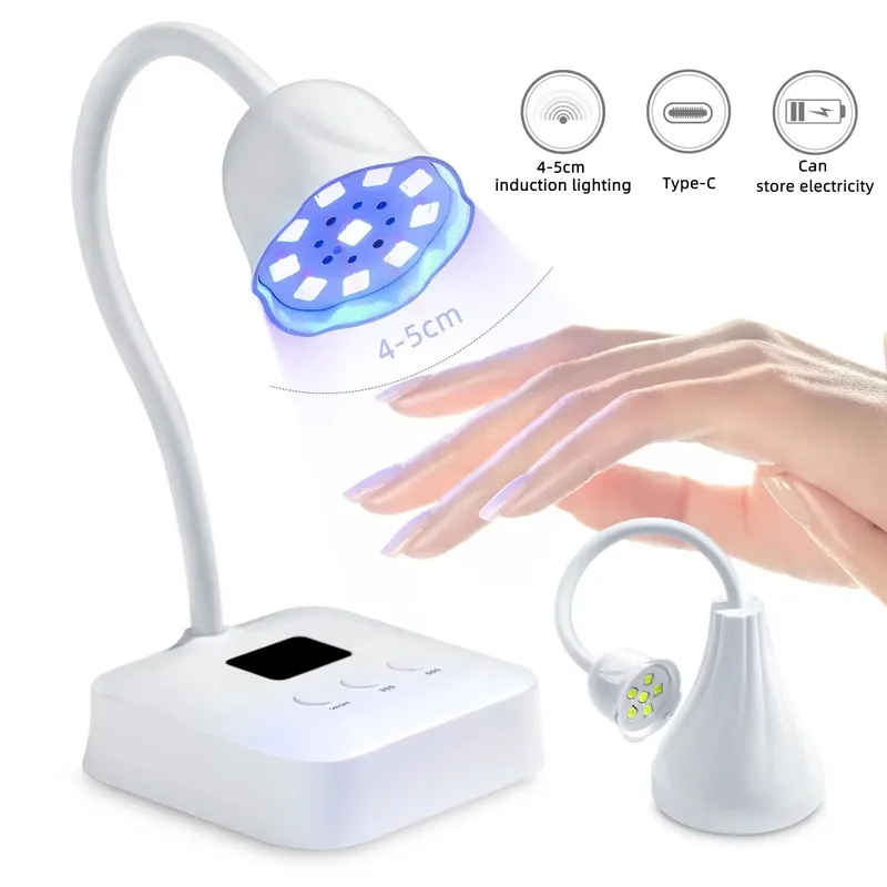 ワイヤレスネイルランプ LED UV タイマー付き 9ビーズ - Uv Led Lamp Nail のレビューと価格