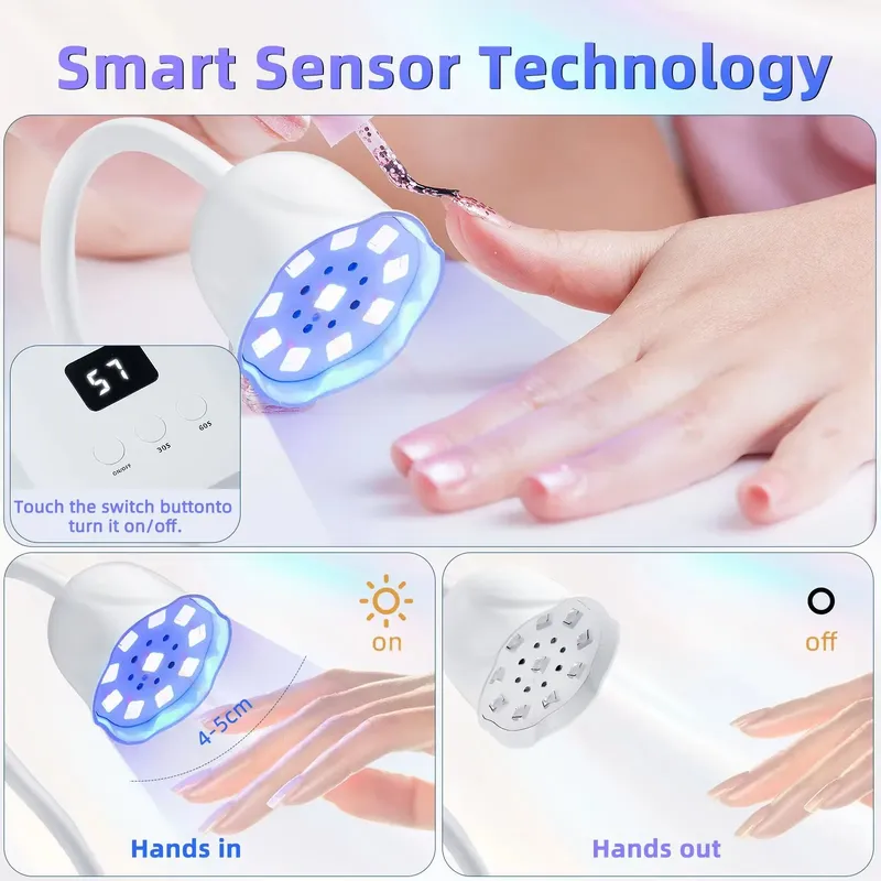 ワイヤレスネイルランプ LED UV タイマー付き 9ビーズ - Uv Led Lamp Nail のレビューと価格