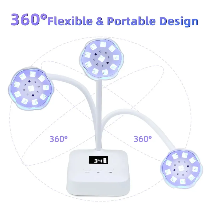 ワイヤレスネイルランプ LED UV タイマー付き 9ビーズ - Uv Led Lamp Nail のレビューと価格