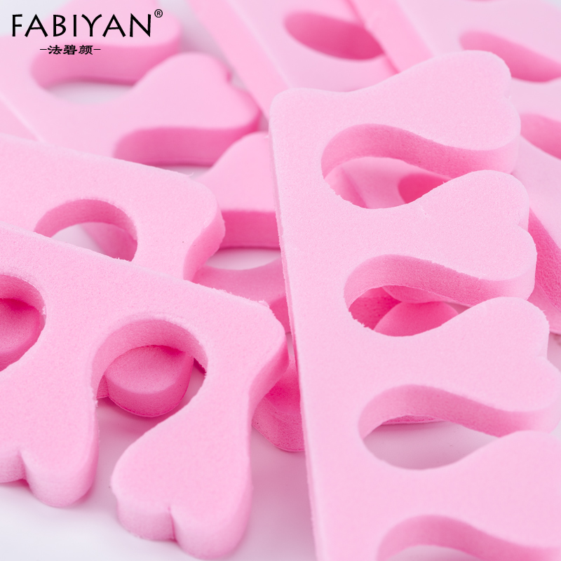 ピンク200ピース/パックネイルアート100ペア足指フーツス - Nail Art Pink Soft のレビューと価格