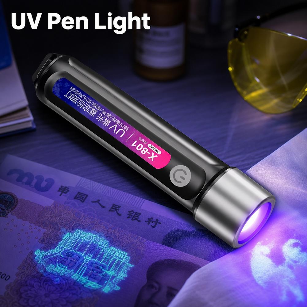ミニUV LEDブラックライト懐中電灯、充電式ネイルランプ、 - Uv Led Lamp Nail のレビューと価格