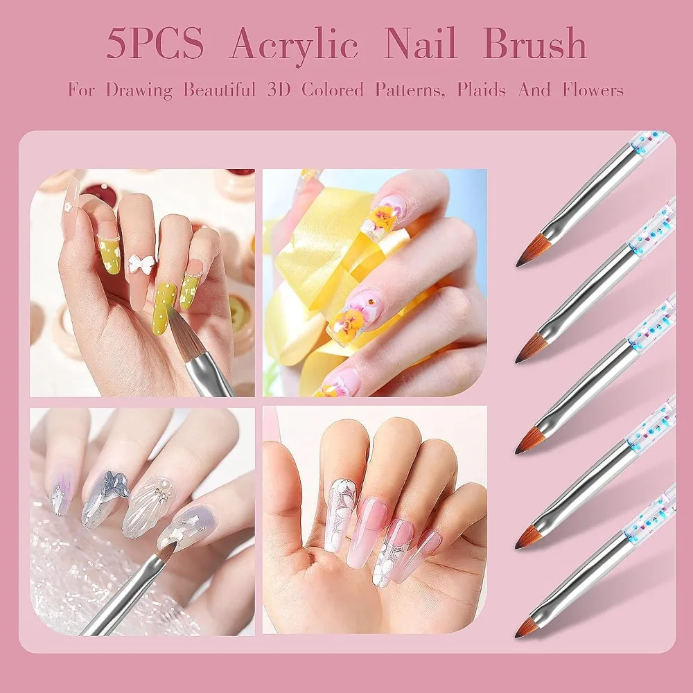 32本入りネイルアートブラシ、アクリルブラシ、初心者向けライ - Nail Art Brush Set のレビューと価格