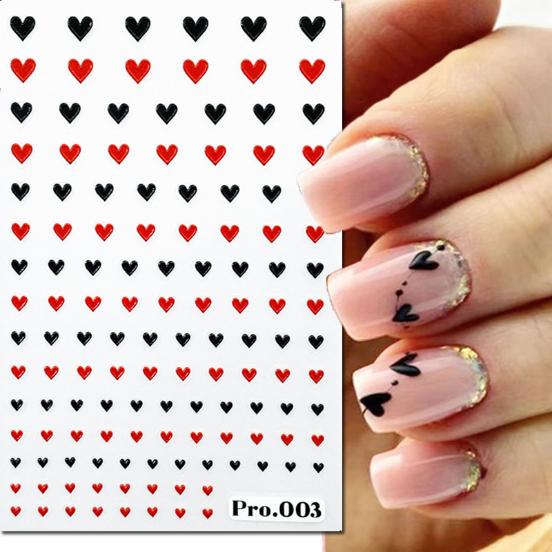エンボス加工されたネイルアートステッカー,バレンタインデー, - Nail Art Valentines Day のレビューと価格