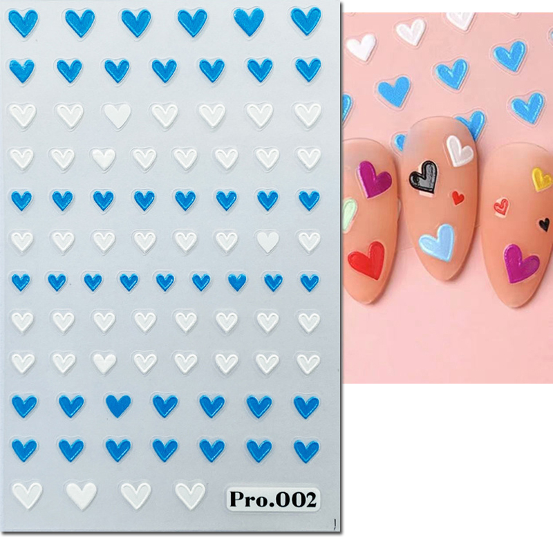 エンボス加工されたネイルアートステッカー,バレンタインデー, - Nail Art Valentines Day のレビューと価格