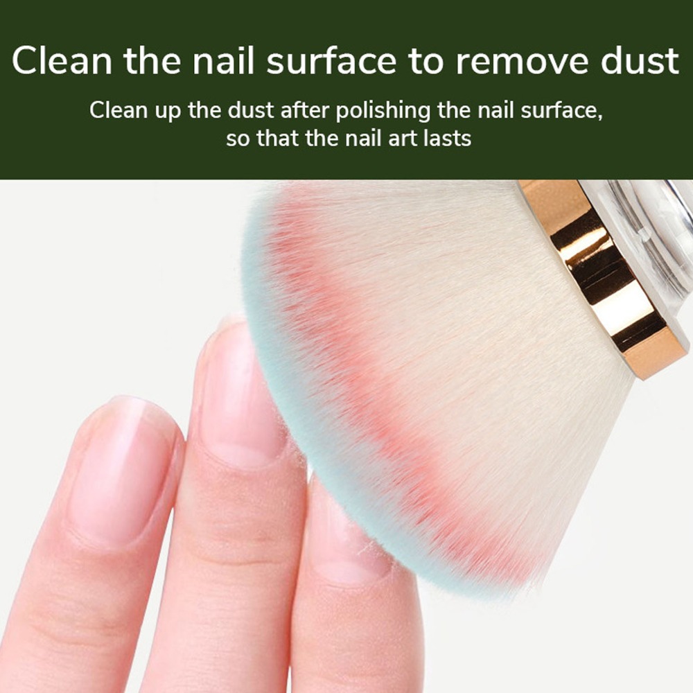 2個入り ピンクの柔らかい毛先のネイルダスト除去ブラシ 快適 - Nail Art Pink Soft のレビューと価格