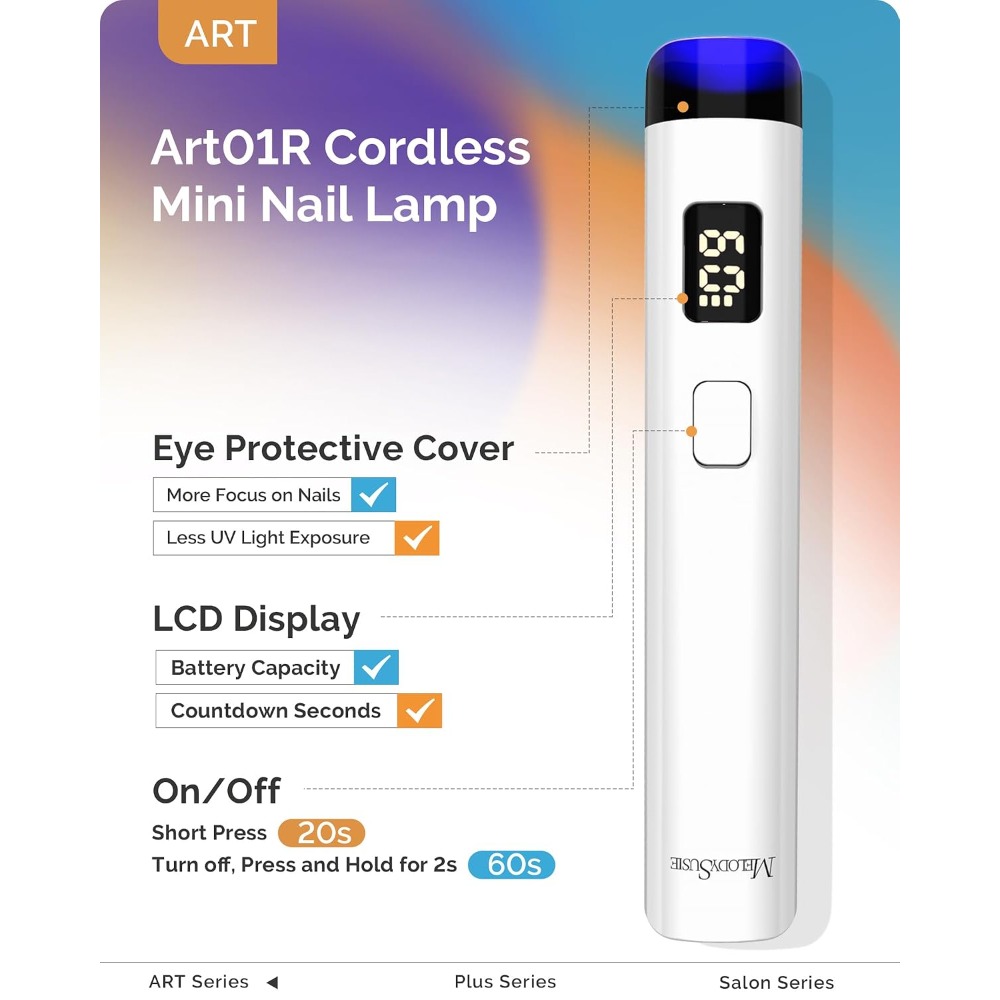 充電式ミニUV LEDネイルランプ、コードレスで持ち運び可能 - Uv Led Lamp Nail のレビューと価格