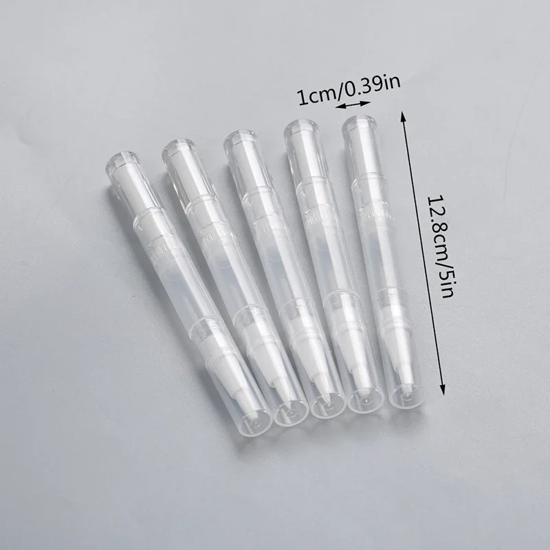 5 個 3 ミリリットル透明ツイストネイルツイストペン空の透 - Cuticle Oil Pen のレビューと価格