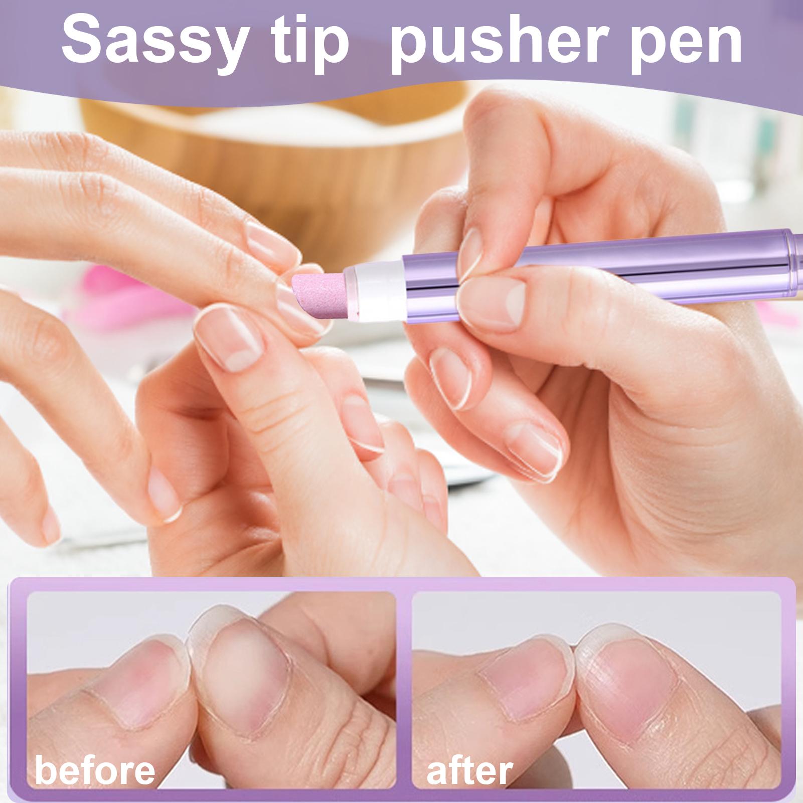 セラミックチップ付き2in1ネイルケアペン、飛び爪、乾燥・傷 - Cuticle Oil Pen のレビューと価格