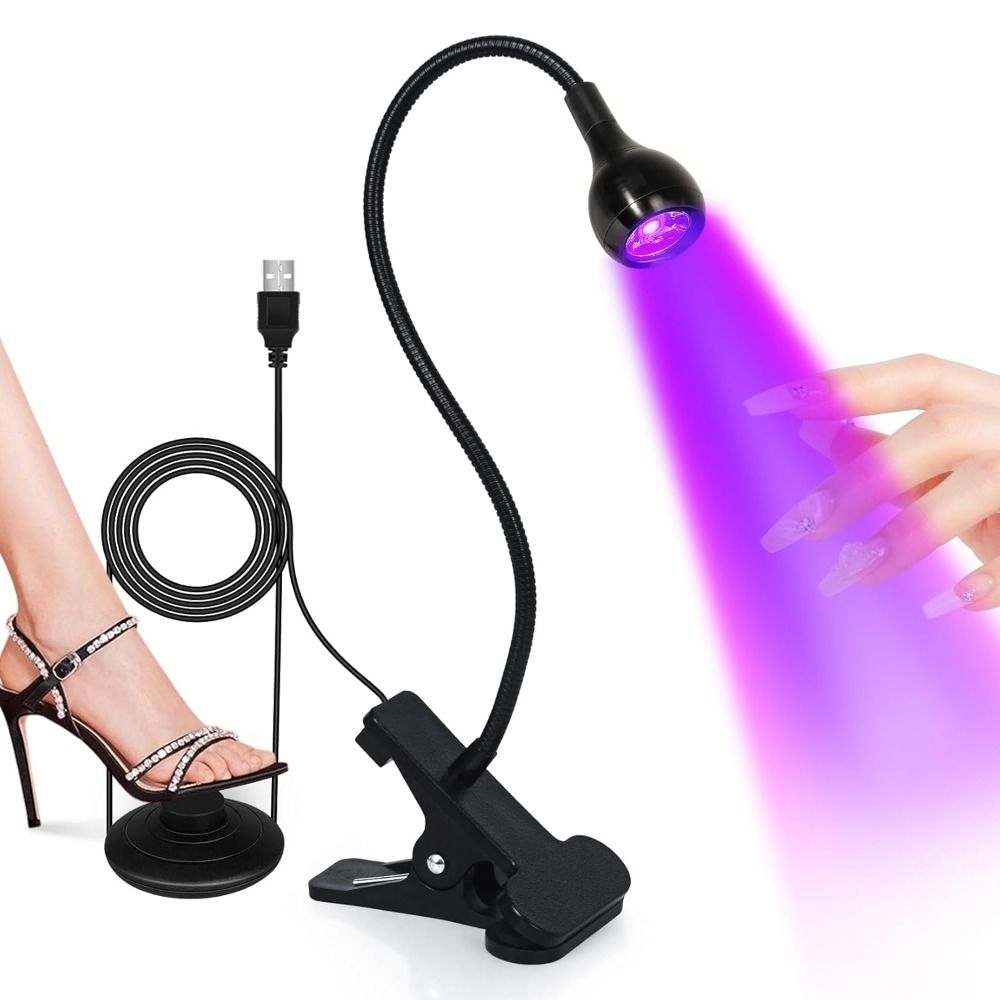 ポータブル5W/3W UV LEDネイルランプ フットペダル - Uv Led Lamp Nail のレビューと価格