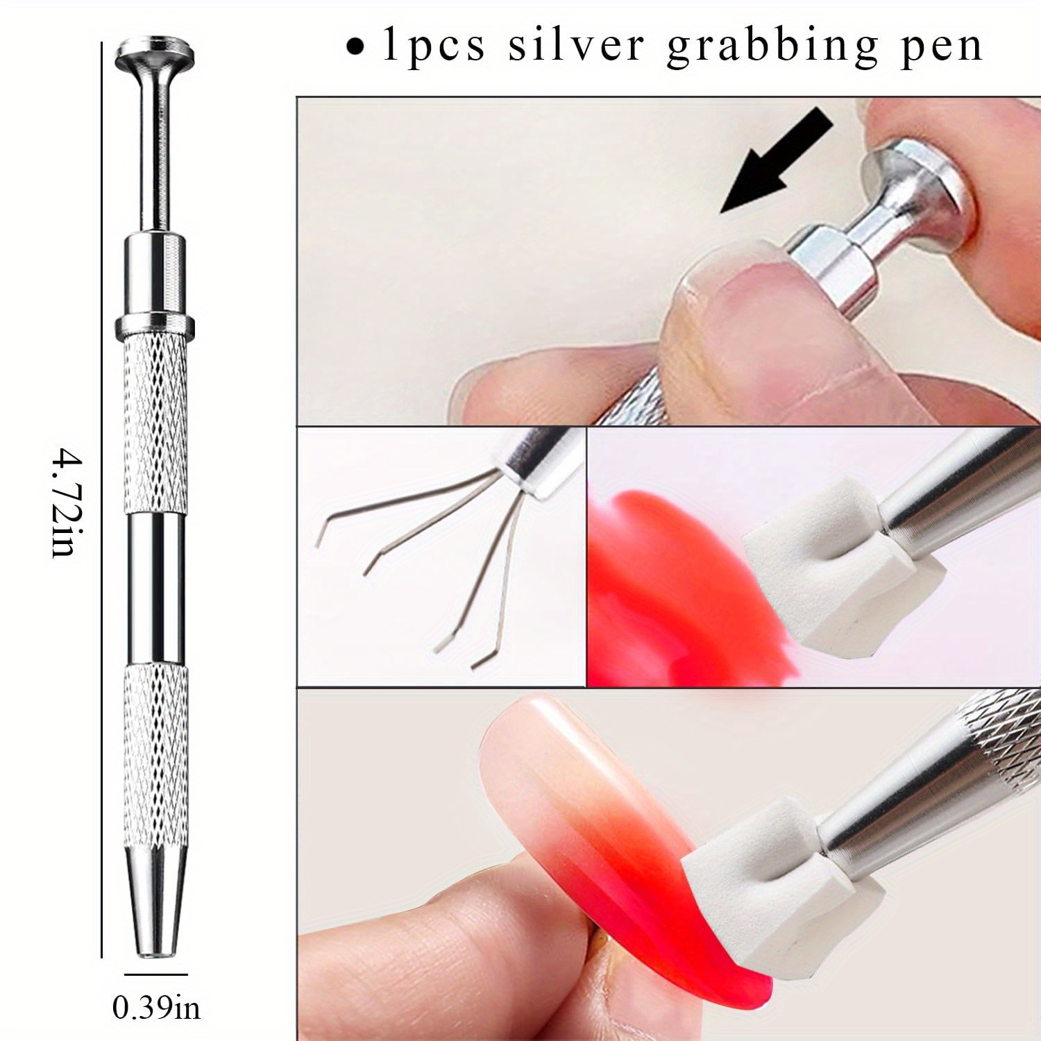 1/50/100 個正方形ネイルアートスポンジセットグラデー - Nail Art Brush Set のレビューと価格