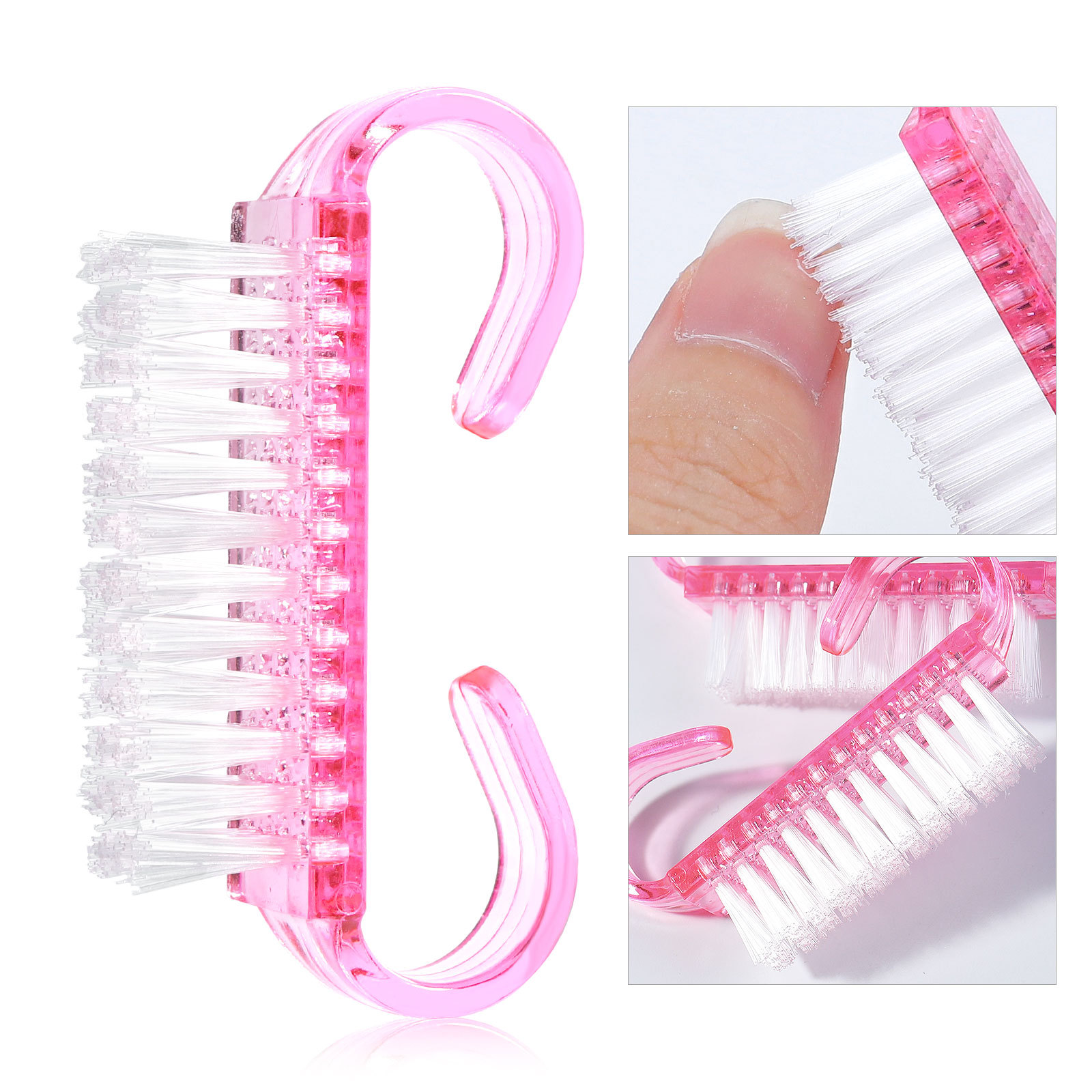1/5/20 個アクリルネイルブラシピンクカラーネイルアート - Nail Art Pink Soft のレビューと価格