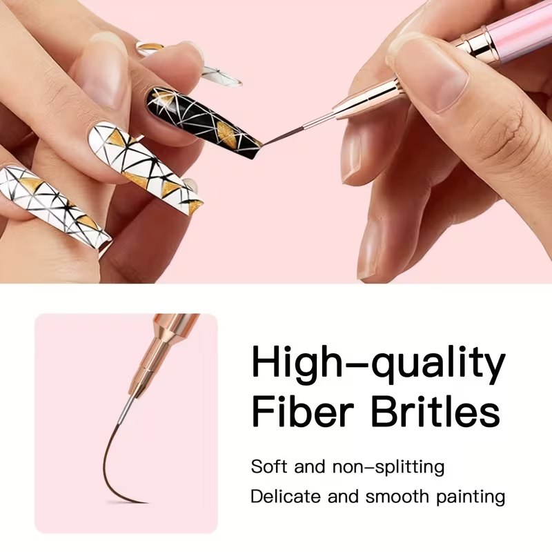 15本入りプロフェッショナルネイルアートブラシセット - ピ - Nail Art Brush Set のレビューと価格