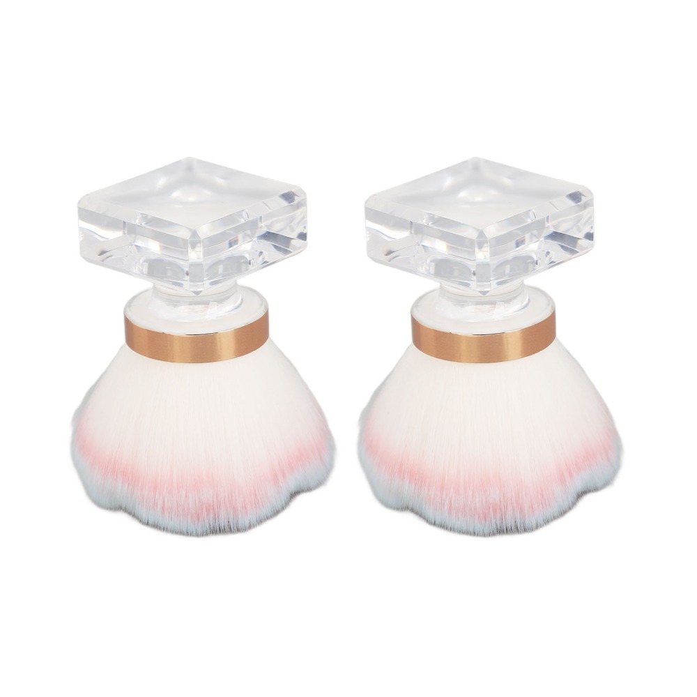 2個入り ピンク ソフト毛 ネイルダスト除去ブラシ ピンクロ - Nail Art Pink Soft のレビューと価格