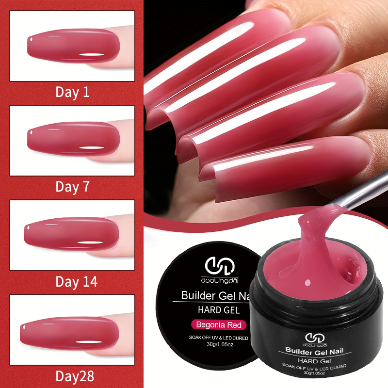 アクリルビルダーネイルジェル エクステンション用 30g ブ - Nail Art Pink Soft のレビューと価格