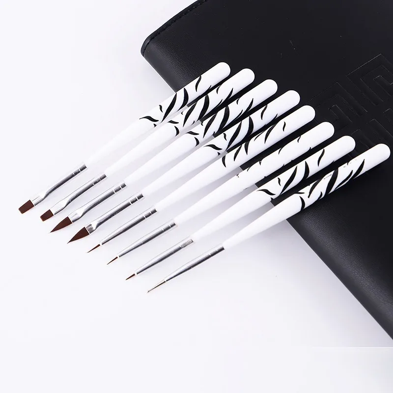 ネイルアートブラシ オンブレブラシ UVジェルネイルポリッシ - Nail Art Brush Set のレビューと価格