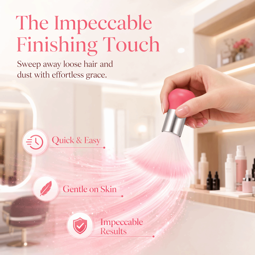 ソフトネックダスターブラシピンクカラープロフェッショナル理容 - Nail Art Pink Soft のレビューと価格