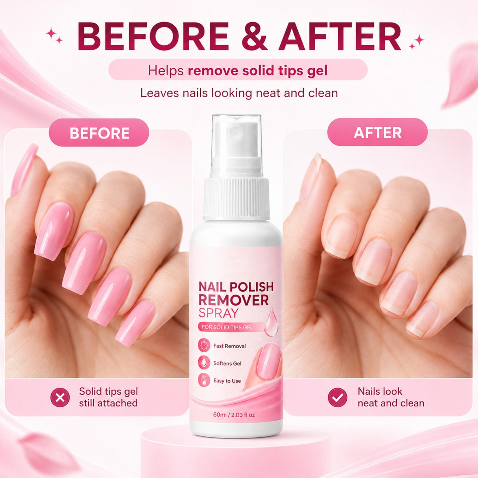 60ml ネイルリムーバースプレー つけ爪用 人工爪チップ用 - Nail Art Fake のレビューと価格