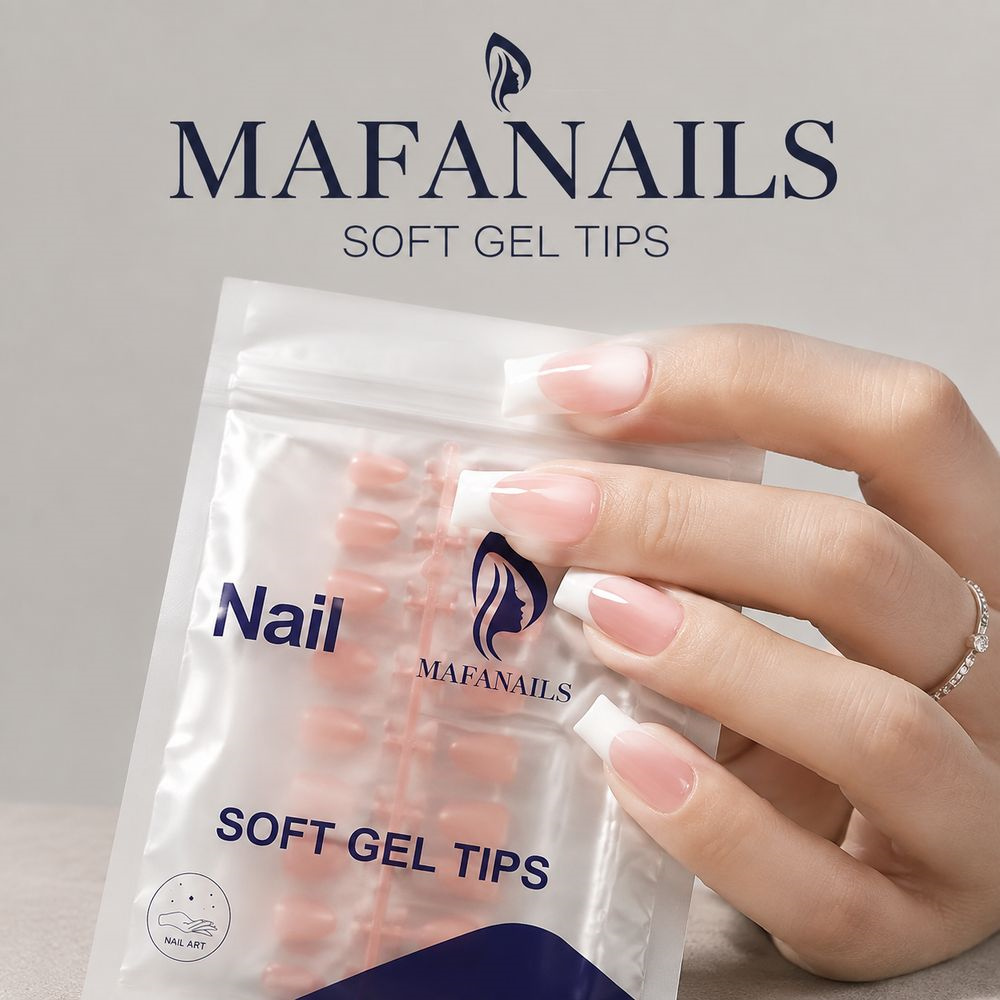 120個入りフレキシブルソフトジェルダックネイルチップ、プレ - Nail Art Pink Soft のレビューと価格