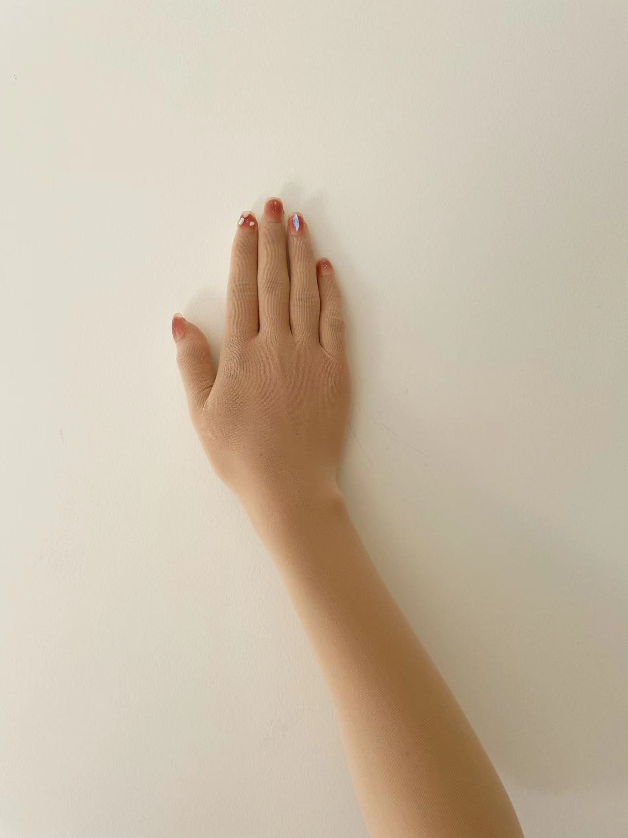 1 ペア夕食薄型通気性男性から女性への日焼け止めストッキング - Nail Art Queen のレビューと価格