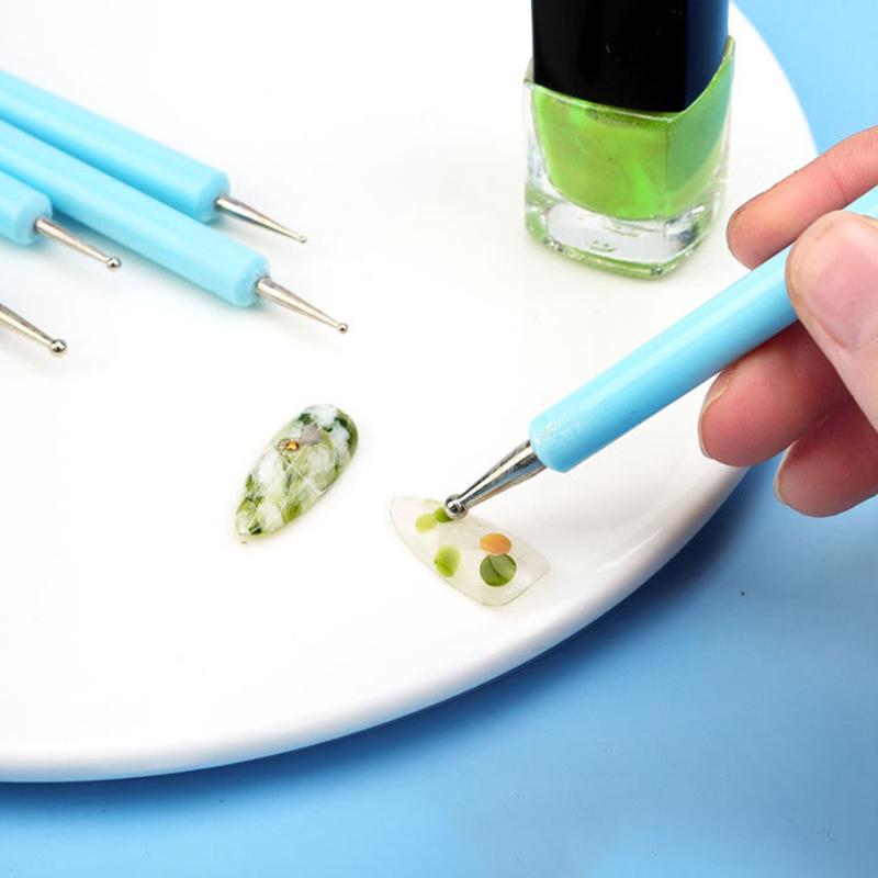 1/10/15 ピース/セットデュアルエンドラインストーンネ - Nail Art Brush Set のレビューと価格