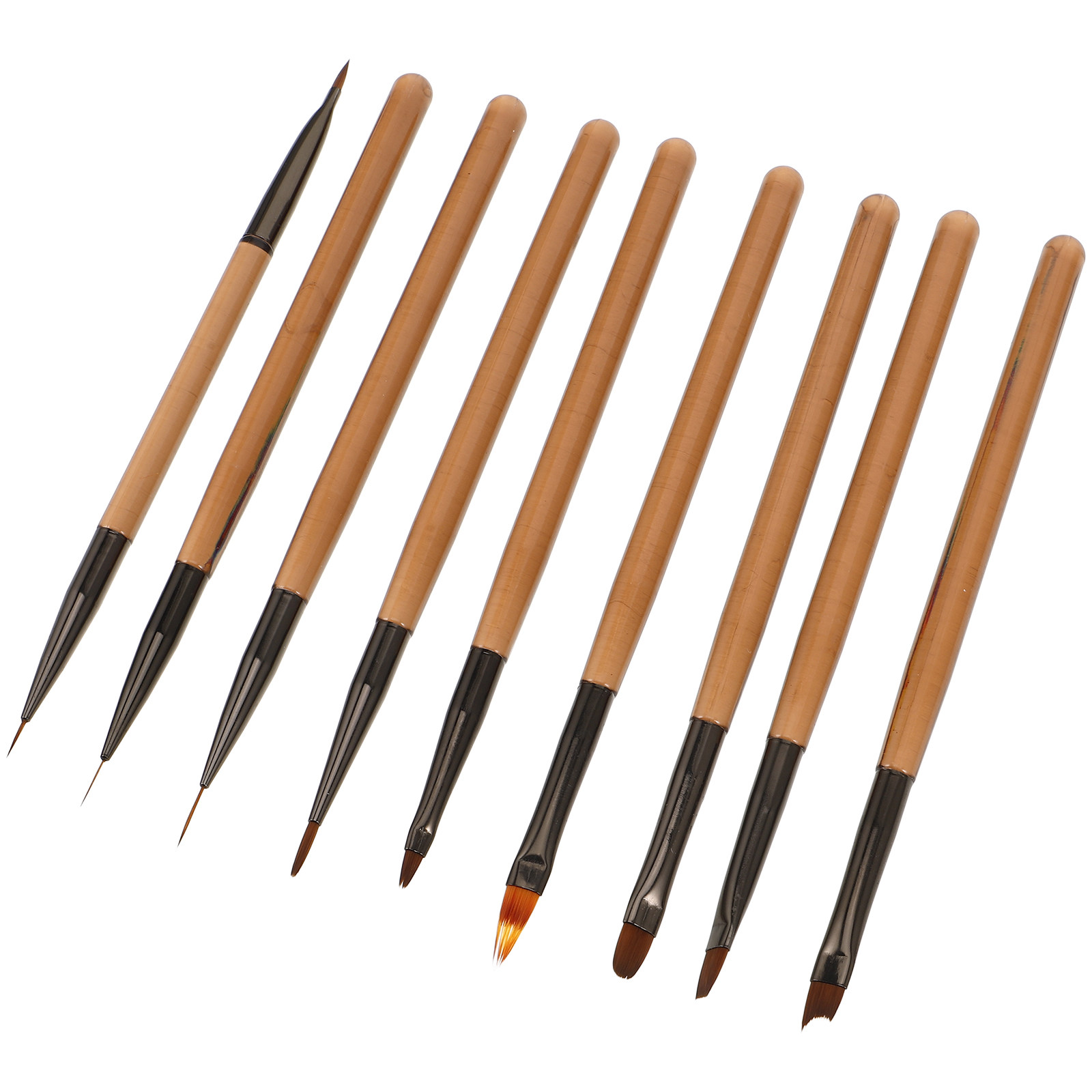 1セット エレガントなネイルアートブラシセット 花の描画やシ - Nail Art Brush Set のレビューと価格