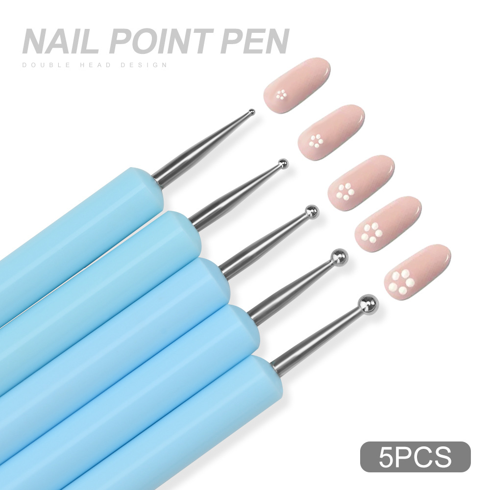 1/3/5/6/個/セットネイルアートブラシ-シリコン彫刻ド - Nail Art Brush Set のレビューと価格