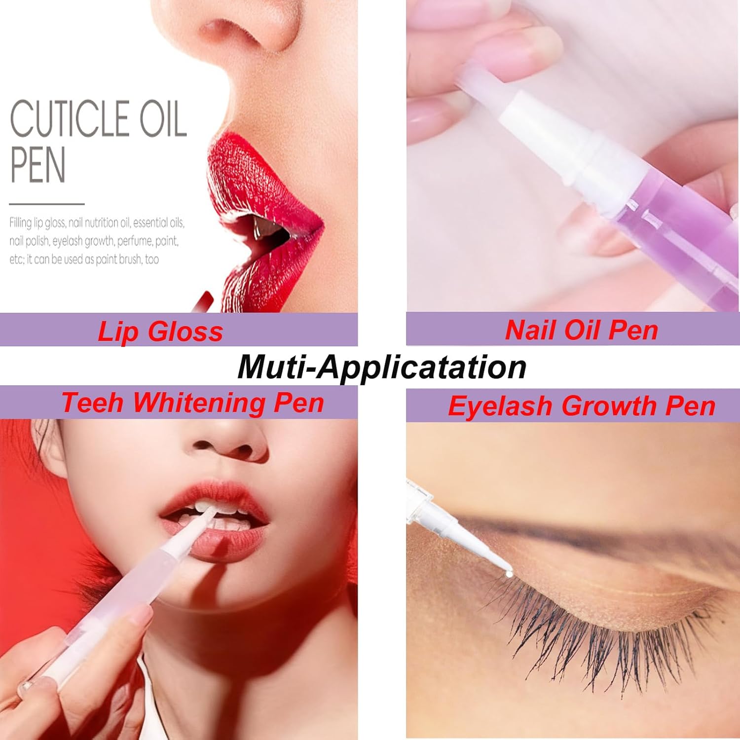 12本入り 3ml 空のキューティクルオイルペン、ブラシ付き - Cuticle Oil Pen のレビューと価格